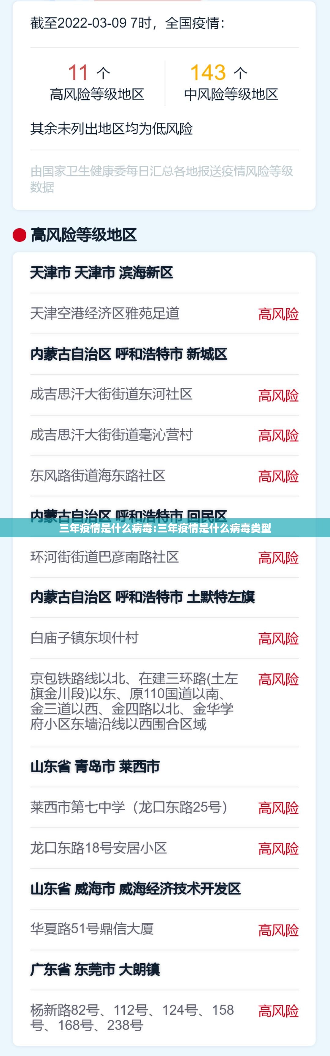 三年疫情是什么病毒:三年疫情是什么病毒类型