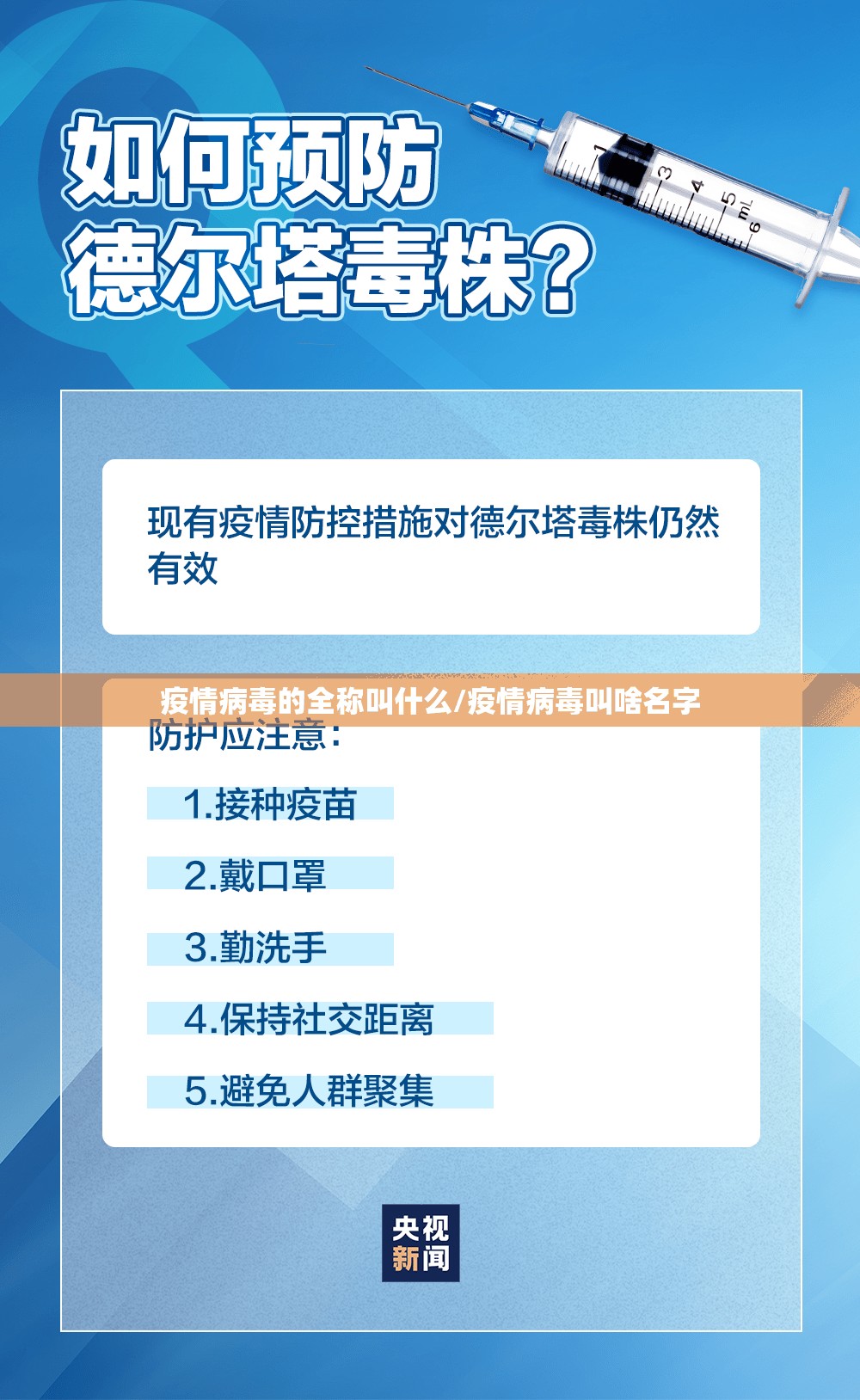 疫情病毒的全称叫什么/疫情病毒叫啥名字