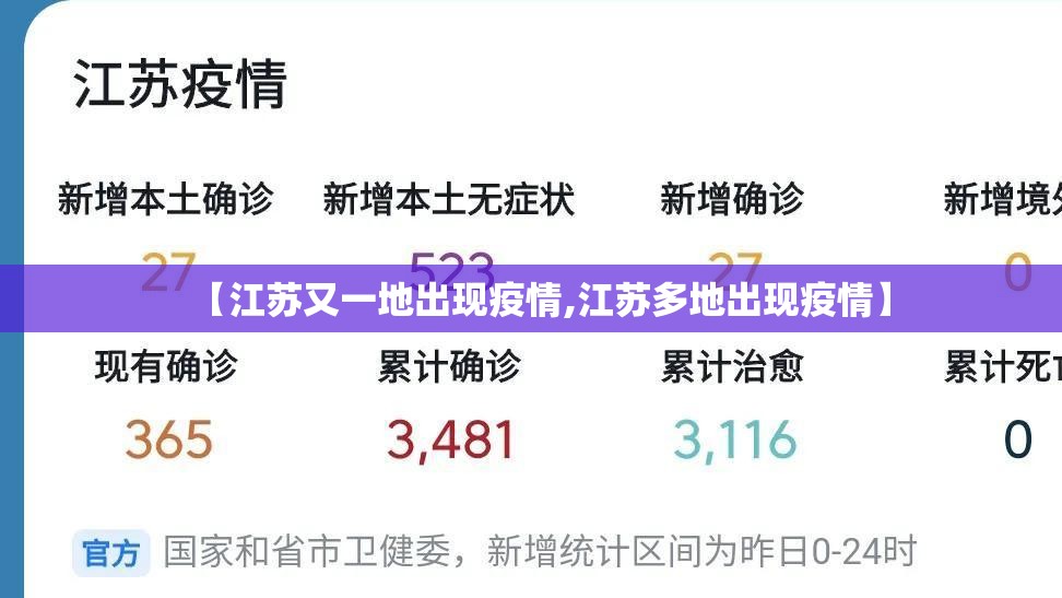【江苏又一地出现疫情,江苏多地出现疫情】