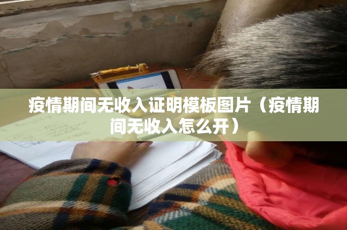 疫情期间无收入证明模板图片（疫情期间无收入怎么开）
