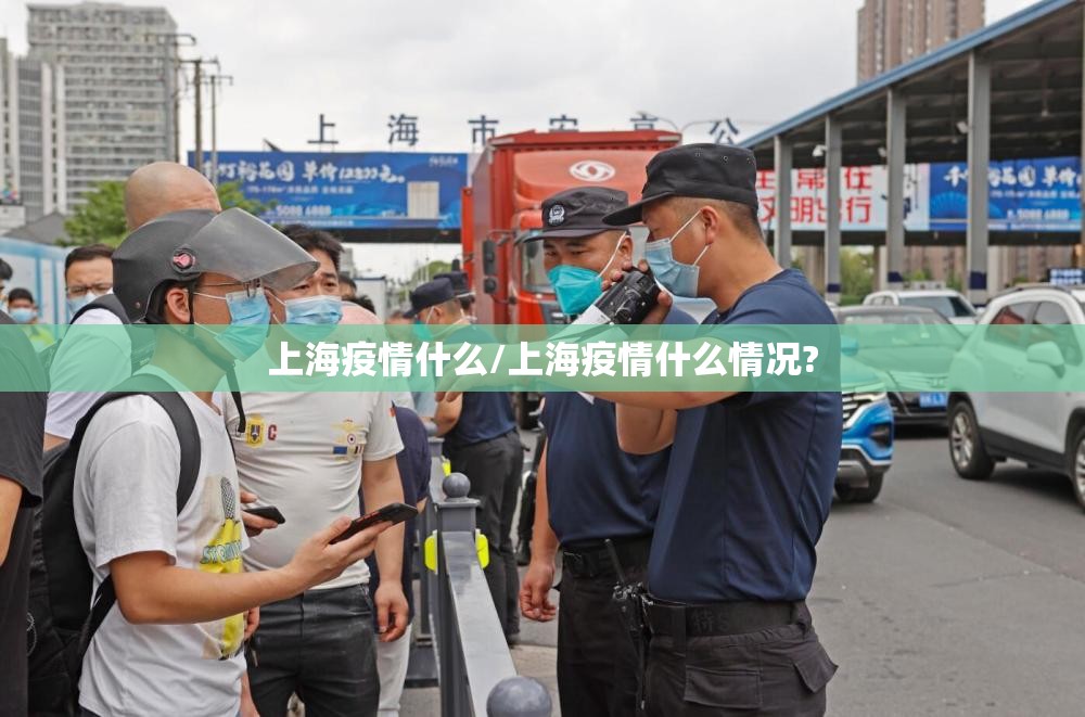 上海疫情什么/上海疫情什么情况?