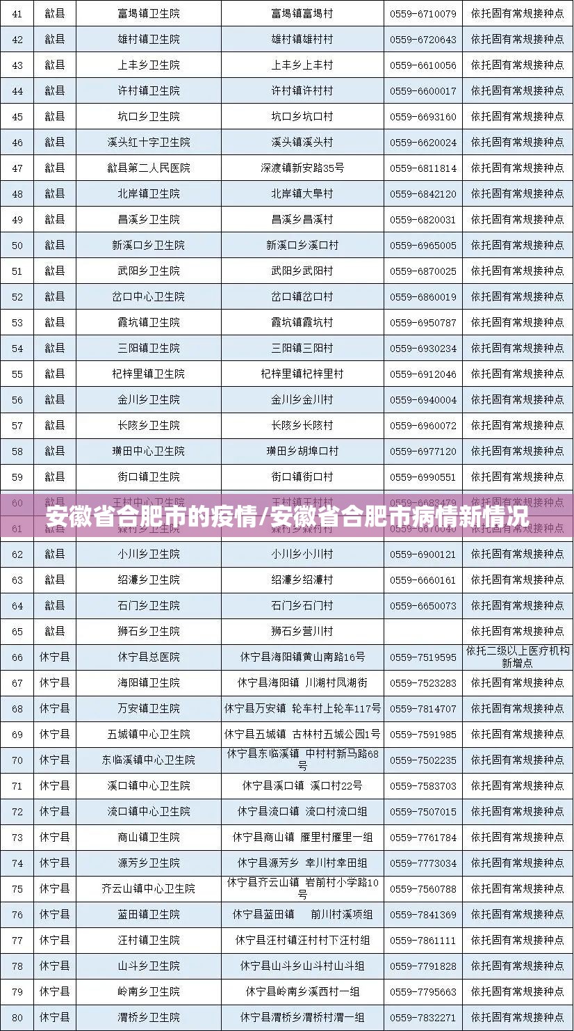 安徽省合肥市的疫情/安徽省合肥市病情新情况