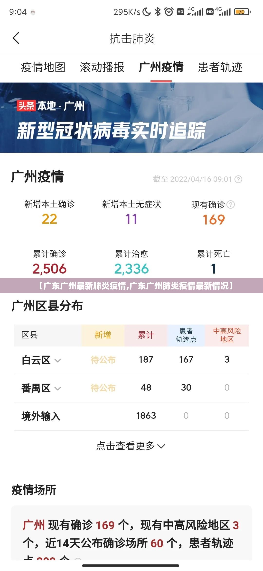 【广东广州最新肺炎疫情,广东广州肺炎疫情最新情况】