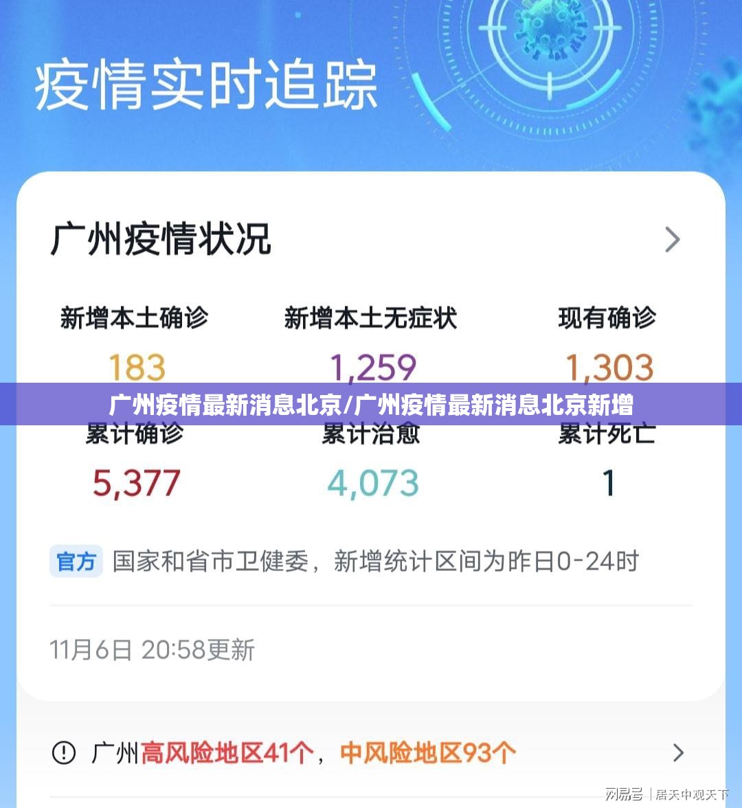 广州疫情最新消息北京/广州疫情最新消息北京新增