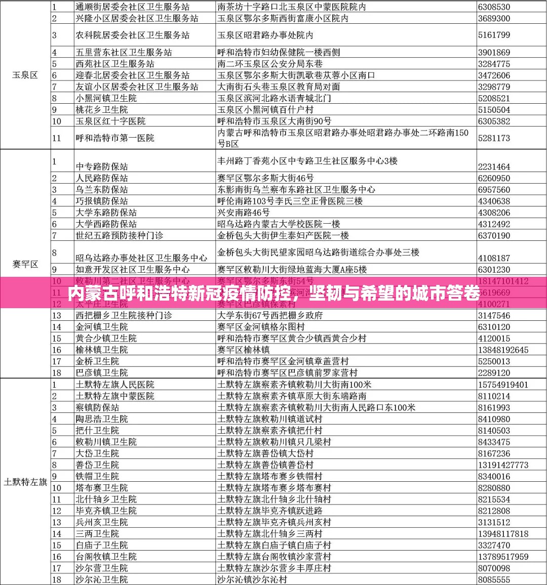 内蒙古呼和浩特新冠疫情防控，坚韧与希望的城市答卷