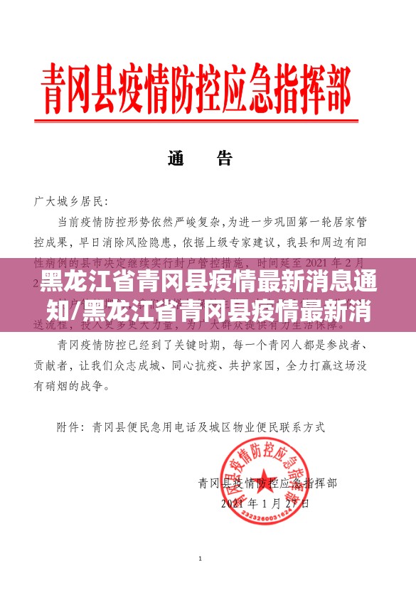 黑龙江省青冈县疫情最新消息通知/黑龙江省青冈县疫情最新消息