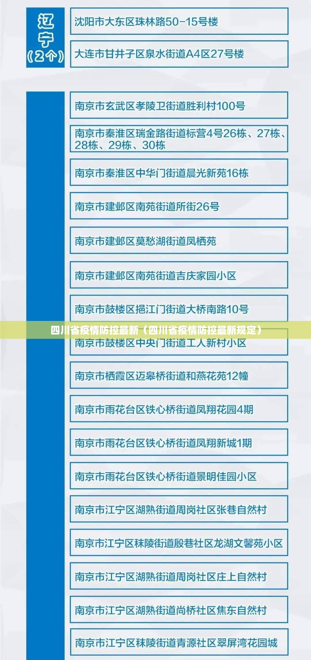 四川省疫情防控最新（四川省疫情防控最新规定）