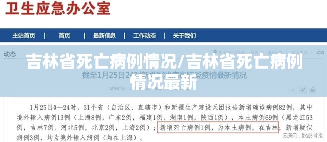 吉林省死亡病例情况/吉林省死亡病例情况最新