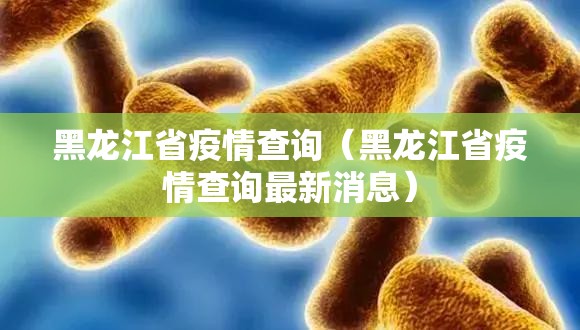 黑龙江省疫情查询（黑龙江省疫情查询最新消息）