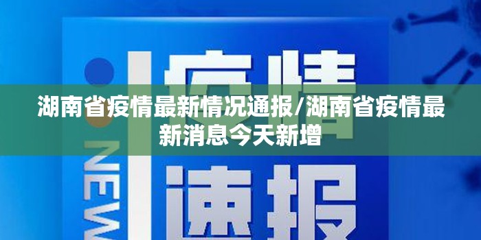 湖南省疫情最新情况通报/湖南省疫情最新消息今天新增