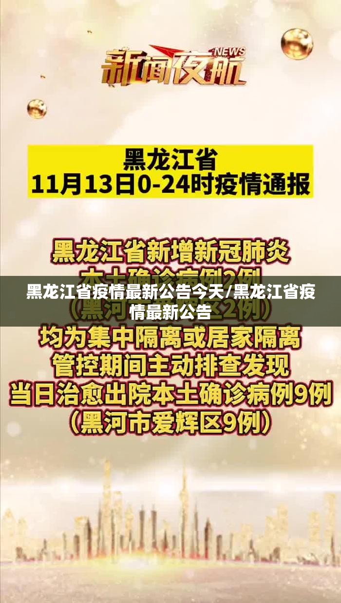 黑龙江省疫情最新公告今天/黑龙江省疫情最新公告
