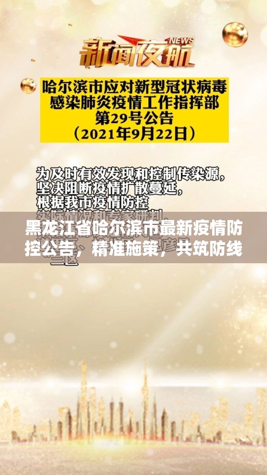 黑龙江省哈尔滨市最新疫情防控公告，精准施策，共筑防线