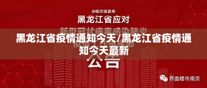 黑龙江省疫情通知今天/黑龙江省疫情通知今天最新