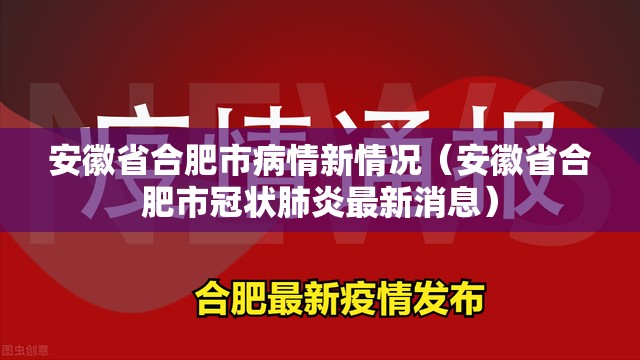 安徽省合肥市病情新情况（安徽省合肥市冠状肺炎最新消息）