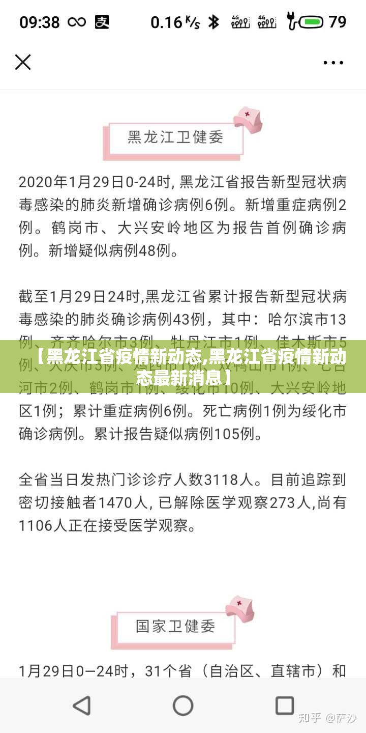 【黑龙江省疫情新动态,黑龙江省疫情新动态最新消息】