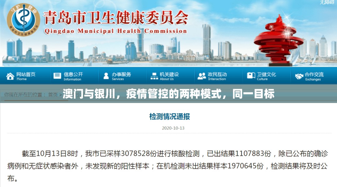 澳门与银川，疫情管控的两种模式，同一目标
