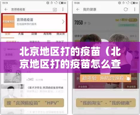 北京地区打的疫苗（北京地区打的疫苗怎么查询）