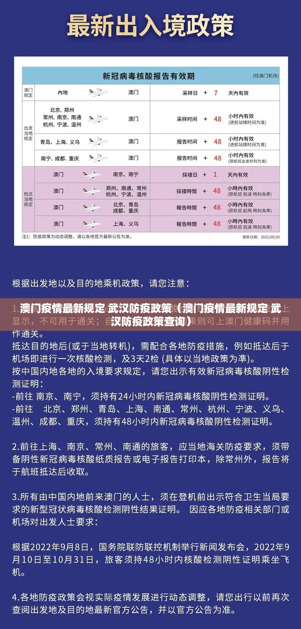 澳门疫情最新规定 武汉防疫政策（澳门疫情最新规定 武汉防疫政策查询）