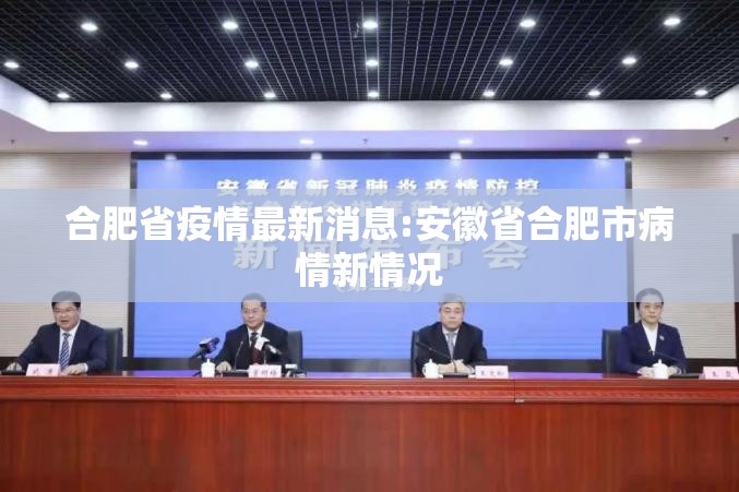 合肥省疫情最新消息:安徽省合肥市病情新情况