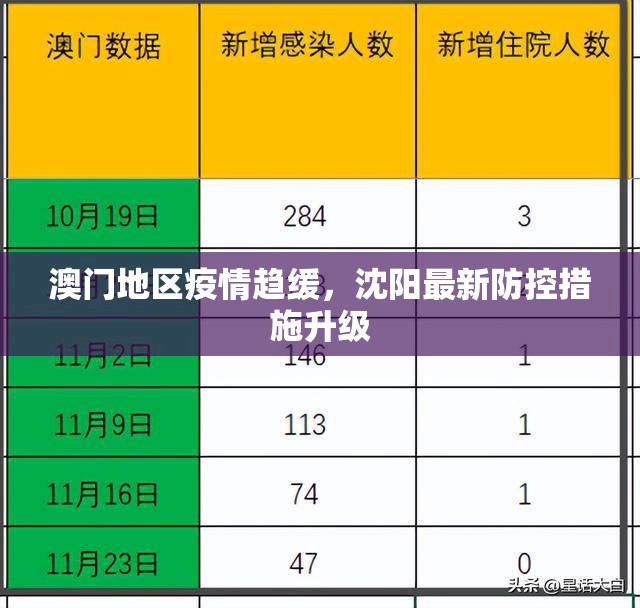澳门地区疫情趋缓，沈阳最新防控措施升级