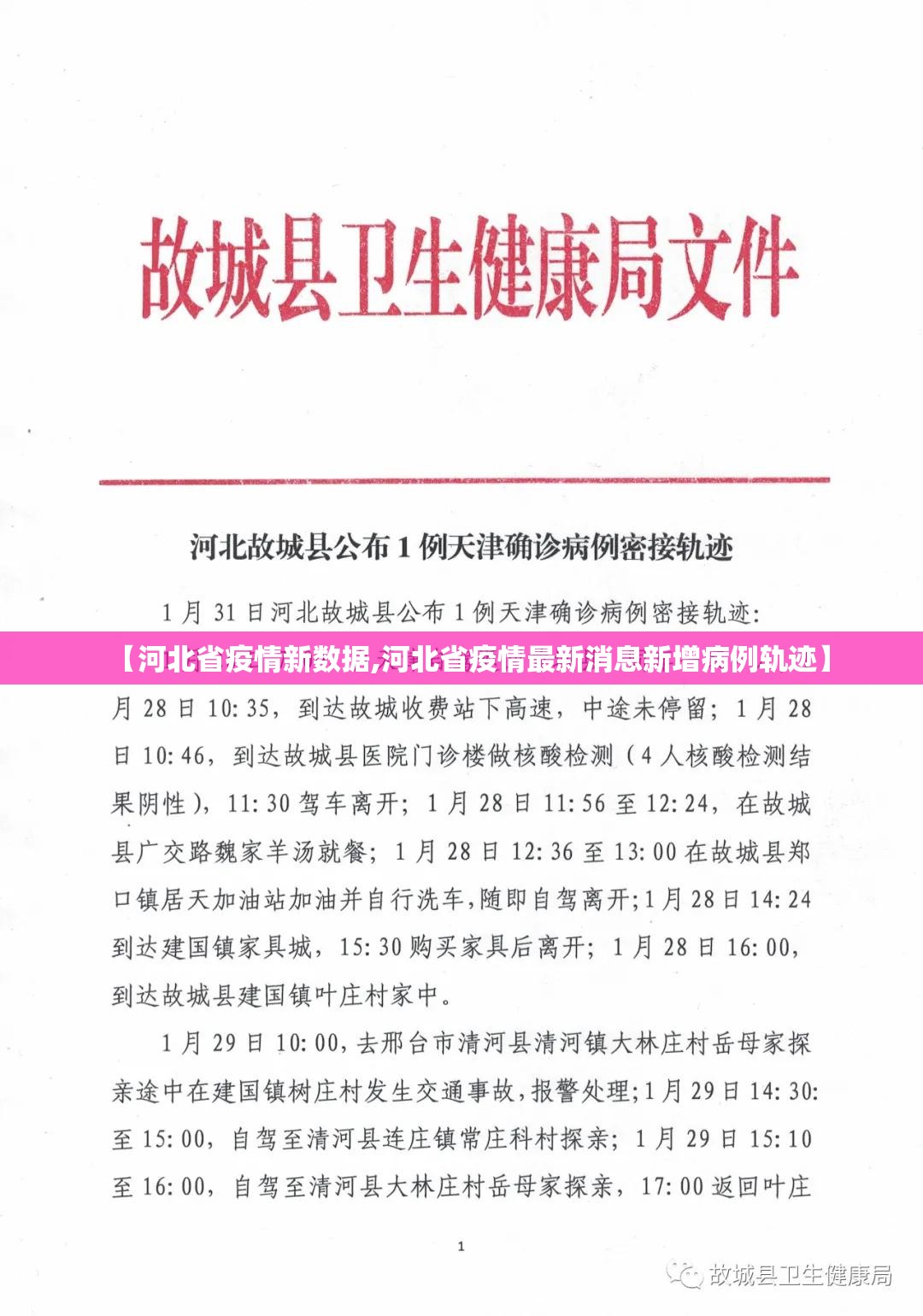 【河北省疫情新数据,河北省疫情最新消息新增病例轨迹】