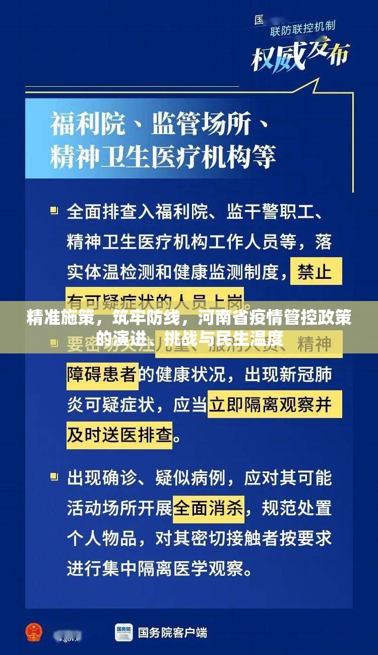 精准施策，筑牢防线，河南省疫情管控政策的演进、挑战与民生温度