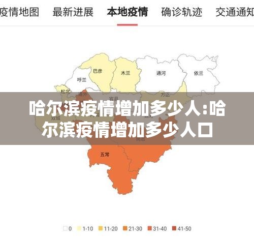 哈尔滨疫情增加多少人:哈尔滨疫情增加多少人口