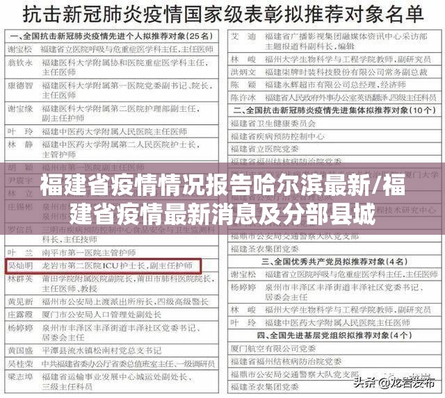 福建省疫情情况报告哈尔滨最新/福建省疫情最新消息及分部县城