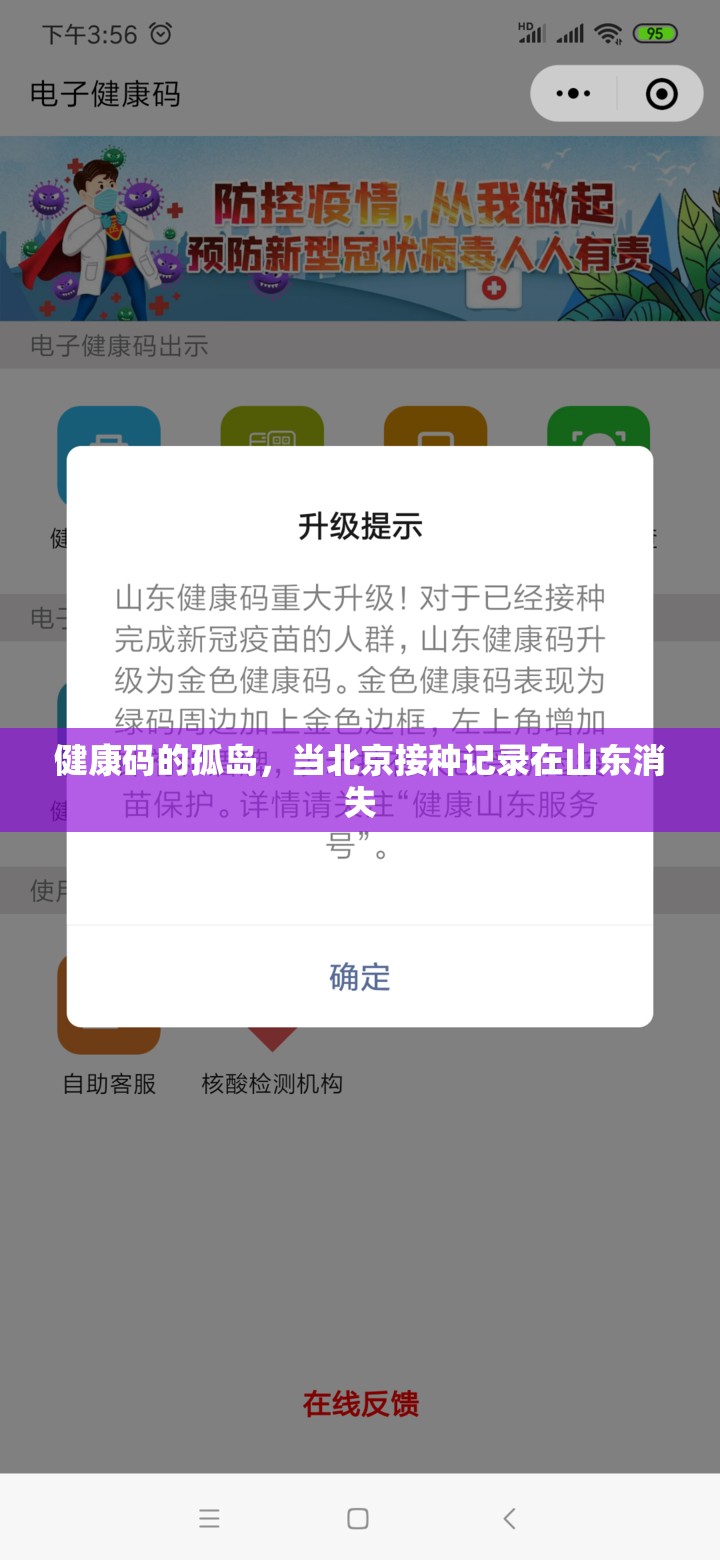 健康码的孤岛，当北京接种记录在山东消失