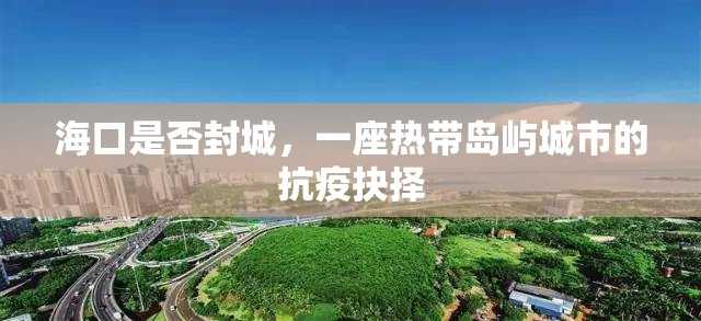 海口是否封城，一座热带岛屿城市的抗疫抉择
