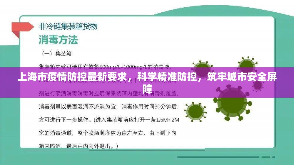 上海市疫情防控最新要求,科学精准防控,筑牢城市安全屏障